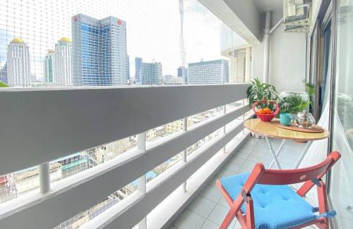 Thanon Phaya Thai Apartamento | Cozy 1br walk to BTS and Airport Rail Link Close to Malls T