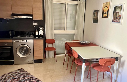 Tamrhakht Apartamento | Cozy 2-bedroom apartment Thagazout Bay with WiFi, AC, Sea&Golf View