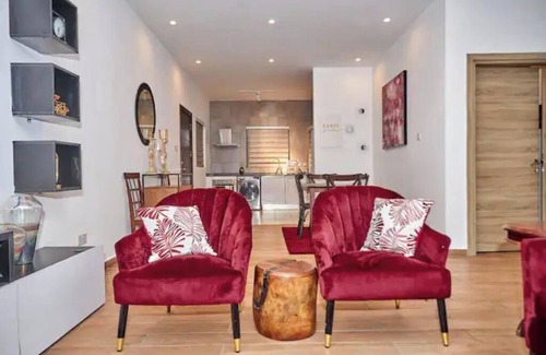 East Legon Apartamento | Cozy 2-bedroom apartment in upscale East Legon-A&C Mall with modern facilities