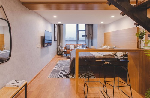 Gu Su District Condominio | Acogedor apartamento loft de 2 dormitorios / metro / estación de tren / familia u ocio.