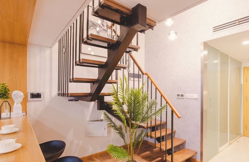 Gu Su District Condominio | Acogedor apartamento loft de 2 dormitorios / metro / estación de tren / familia u ocio.