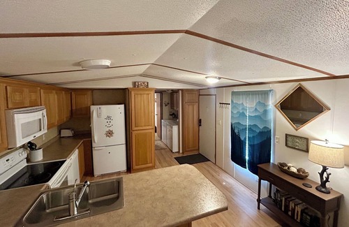 Woodfin Casa | Cozy 2-bedroom mobile home in beautiful Woodfin with WiFi, AC