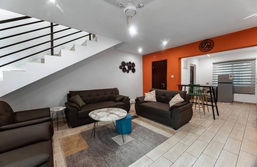 Santeo Casa | Cozy 2-bedroom townhome with AC and WiFi in brilliant Adenta
