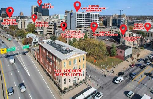 Downtown Louisville Apartamento | Cozy 2-BR Loft in the Heart of Louisville #210