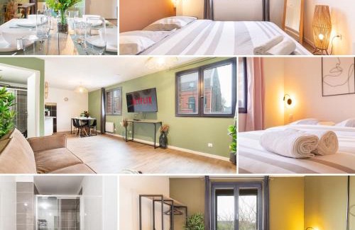 Roubaix Apartamento | Cozy - 3 Chambres - Netflix - Kitchenette - Le Montesquieu
