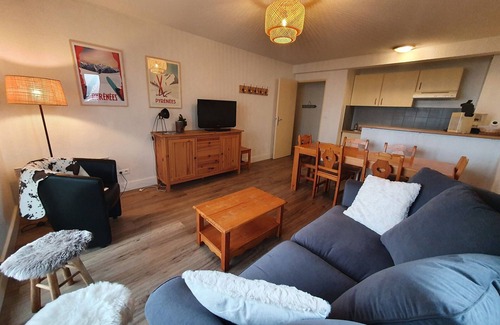 Germ Apartamento | Apto cómodo 8 pers. en Peyragudes, acceso a spa y esquí