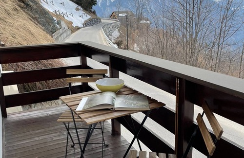 Albinen Apartamento | Cozy and affordable apartment with a dream view near Leukerbad
