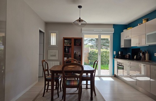 Saint-Brevin-l'Ocean Apartamento | Apartamento acogedor con jardín privado a 10 min de la playa, parking incluido