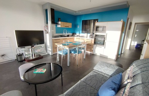 Saint-Hilaire-de-Riez Apartamento | Acogedor apartamento 4 pers, terraza, parking, mascotas permitidas, a 50m de la playa
