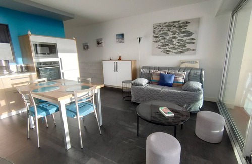 Saint-Hilaire-de-Riez Apartamento | Acogedor apartamento 4 pers, terraza, parking, mascotas permitidas, a 50m de la playa