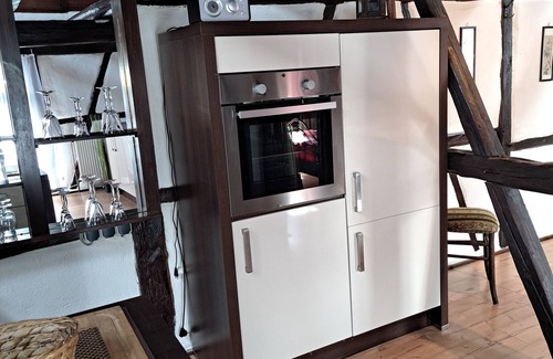 Trusen Apartamento | Cozy apartment in a half-timbered house. Pet friendly