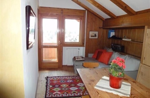Cortina d'Ampezzo Apartamento | Acogedor apartamento con una espléndida vista de Cortina.