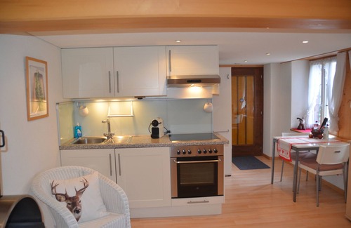 Grindelwald Chalet De Esquí | Acogedor apartamento de 1 habitación cerca de los teleféricos.