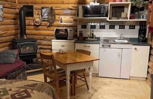 Clearwater County Cabina | Cozy country log cabin getaway & art retreat