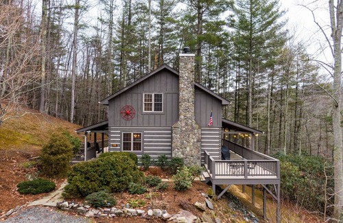 Vilas Cabina | Cozy Cabin - Adorable log cabin near Valle Crucis with picnic table, firepit, & seasonal views!