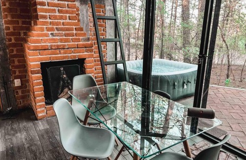 Huasca De Ocampo Casa | Cozy cabin con jacuzzi Huasca Retreats