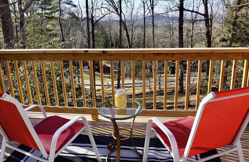 Royal Pines Cabina | Acogedora cabaña FUERA DE ASHEVILLE. MOUNTAIN VIEW / PET FRIENDLY / WIFI DISPONIBLE