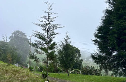 Vara Blanca Chalet De Esquí | 🌄 Cabaña con Terraza y Vista al Volcán Poás – Naturaleza y Descanso