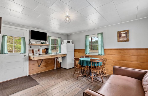 Hill City Cabina | Cozy cabin with a great fire pit area.