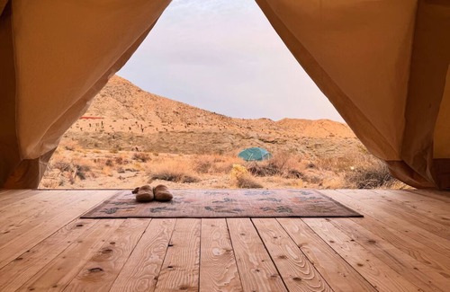 Nelson Apartamento | Cozy Canyon Safari Tent w/ Sunset & Sunrise Views + Private Bathroom