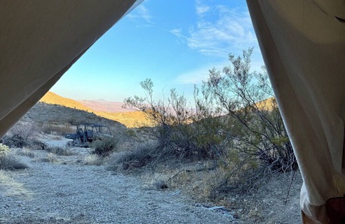 Nelson Apartamento | Cozy Canyon Safari Tent w/ Sunset & Sunrise Views + Private Bathroom