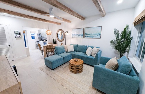 Poinsettia Heights Casa | Cozy coastal villa with smart features, private backyard, and washer/dryer