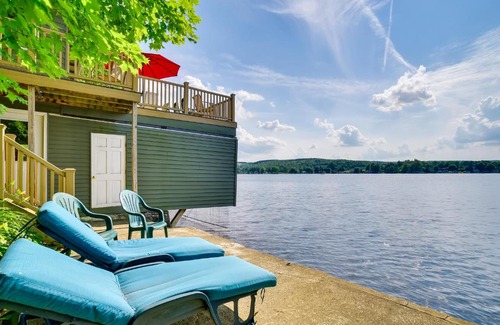 Scottsburg Casa | Cozy Cohocton Cottage with Private Beach and Deck!