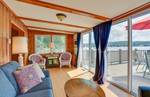 Scottsburg Casa | Cozy Cohocton Cottage with Private Beach and Deck!