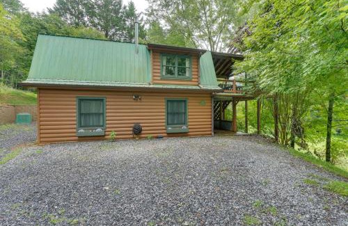 Hayesville Casa | Cozy Creekside Cabin with Fire Pit and Views!