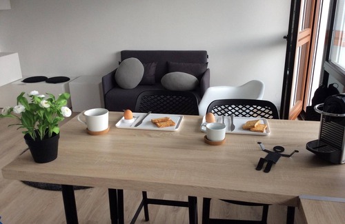 Thonon-les-Bains Apartamento | Acogedor alojamiento de diseño frente a los baños termales, cerca del centro.