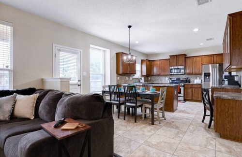 San Antonio Casa | Cozy Family Home w/ Pool Access and Theater Room!