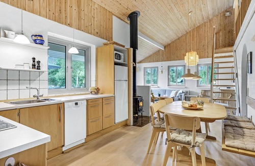 Øer Strand Casa | Acogedora casa en Ebeltoft con cocina