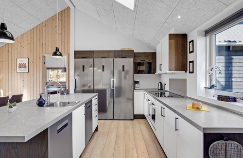 Vibæk Strand Casa | Preciosa casa en Ebeltoft con cocina