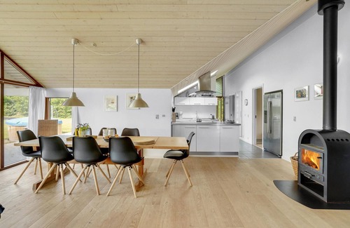 Hasmark Strand Casa | Acogedora casa en Otterup con sauna