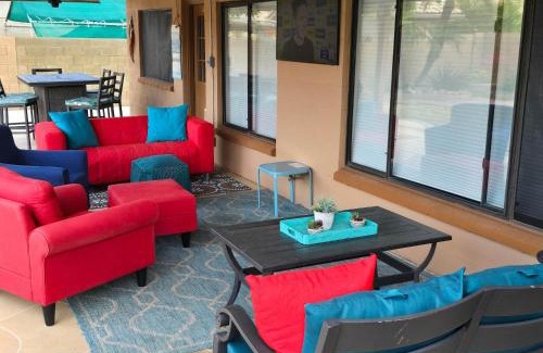 East Mesa Casa | Cozy home with pool, fire table, BBQ, RV parking