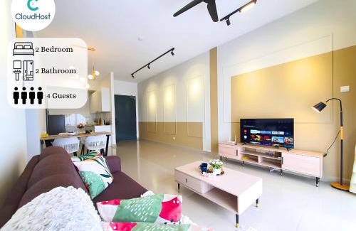 Petaling Jaya Apartamento | Cozy Homestay 3BR 7min to Sunway Pyramid Mall and Lagoon by Cloud Host