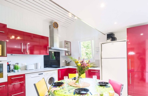 Sanguinet Chalet De Esquí | Cozy House in Sanguinet – 4 Guests – Wheelchair Accessible – Shared Garden
