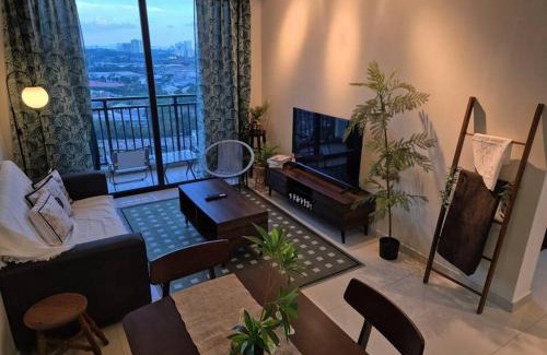 Johor Bahru Apartamento | Cozy Nostalgia 2 Rooms 4 Pax - 15 min to JB Town