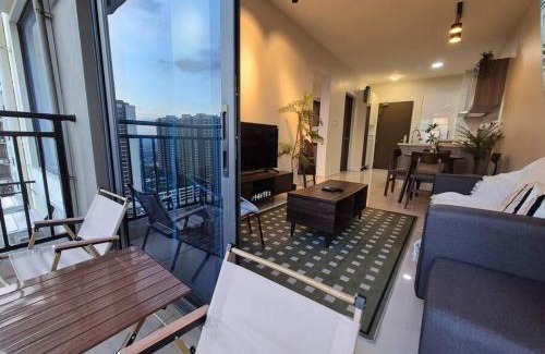 Johor Bahru Apartamento | Cozy Nostalgia 2 Rooms 4 Pax - 15 min to JB Town