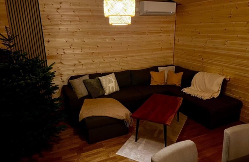 Ockelbo Casa | Acogedor refugio en Ockelbo con sauna y vistas impresionantes a la naturaleza