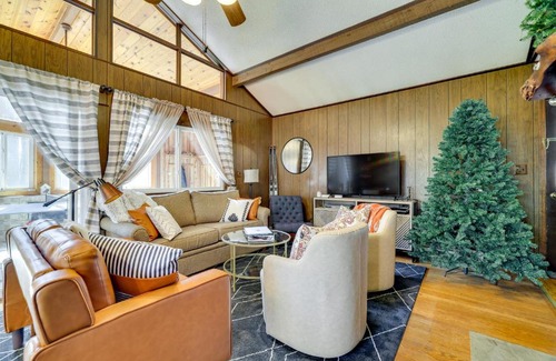Locust Lake Village Casa | Cozy Pocono Lake Cottage with Fire Pit and Ping Pong!