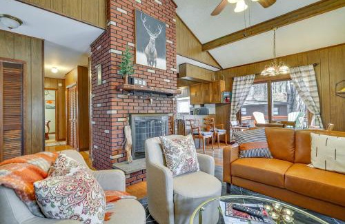 Locust Lake Village Casa | Cozy Pocono Lake Cottage with Fire Pit and Ping Pong!