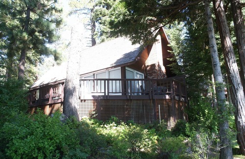 Carnelian Bay Cabaña | Cozy Cottage Lakefront privado Rodeado de frondosos árboles