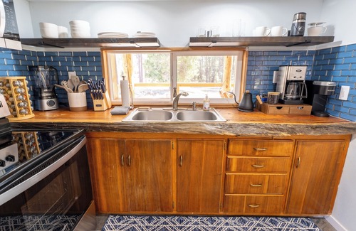 Springville Cabina | Cozy rustic cabin nestled in the woods near Peppermint Falls.