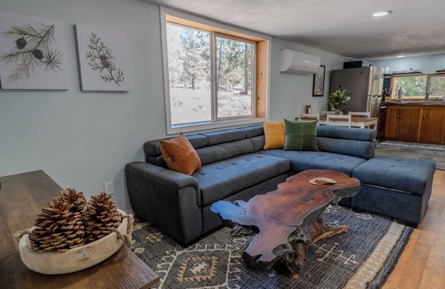 Springville Cabina | Cozy rustic cabin nestled in the woods near Peppermint Falls.