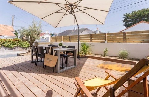 Pornic Cabaña | Gîte bord de mer à Pornic avec spa, 2 terrasses, proche plage et commerces, idéal famille et bébé