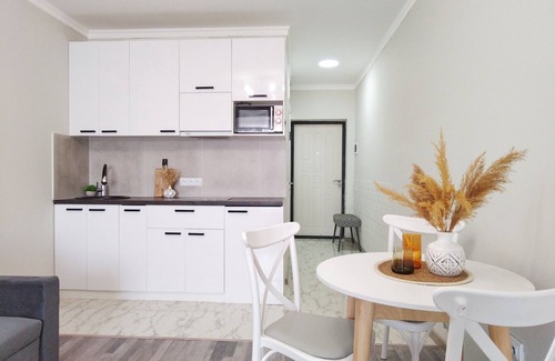 Bouvet Island Apartamento | Cozy "Spica" apartment with mountain view in Almaty + AC, WiFi