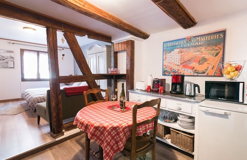 Ribeauville Apartamento | Acogedor estudio gîte, Muscat en el centro de Ribeauvillé en Alsacia