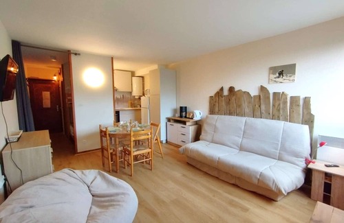 Pla d'Adet Apartamento | Estudio acogedor 4 pers en St-Lary con kitchenette equipada