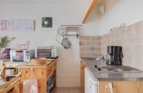 Esquieze-Sere Apartamento | Estudio para 4 personas con jardín y parking en zona tranquila